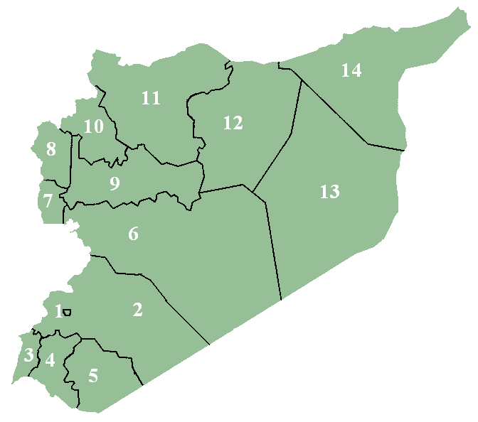 Províncies de Síria
