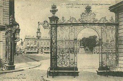 Place Stanislas en 1914.