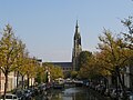 La nouvelle église de Delft ou Nieuwe Kerk sur la Marktplatz