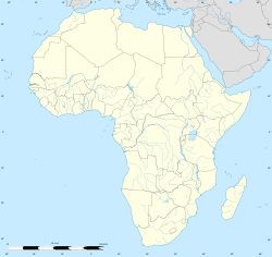 Lusaka ubicada en África