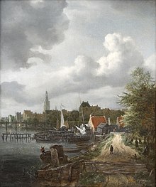 Vue d'Amsterdam vers 1656