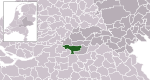 Carte de localisation de Zaltbommel