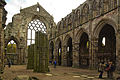 Ruiny kostela augustiniánů v opatství Holyrood