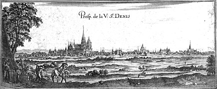 Saint-Denis vers 1665.