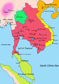 L'empire khmer vers 900