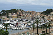 Le port de Sóller sur la côte nord-ouest de Majorque.