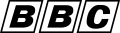 Segundo logotipo de três-caixas usado pela BBC de 1963 até 1971[31]