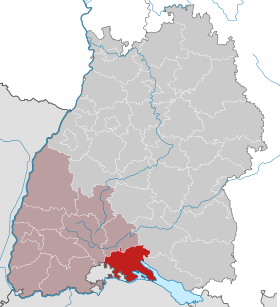 Localisation de Arrondissement de Constance