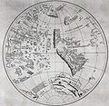 Représentation d'une Terra Australis sur la mappemonde de Johann Schöner de 1520