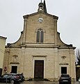 Façade de l'église de Saint-Genis.