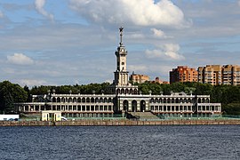 Terminal fluvial nord du port de Moscou.