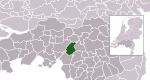 Carte de localisation d'Oisterwijk