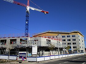 Résidence étudiante Gaya en construction, 2018