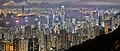 Hong Kong noaptea, unul dintre importantele centre financiare ale lumii