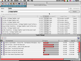 Скриншот программы Napster