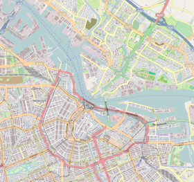 voir sur la carte d’Amsterdam