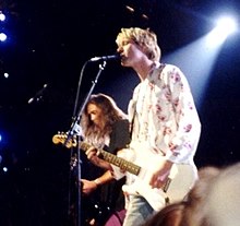 Photo représentant Kurt Cobain.