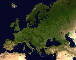Imagini satellitari de s'Europa