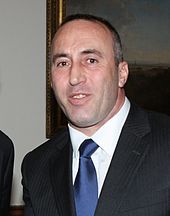 Photo du premier ministre sortant Ramush Haradinaj