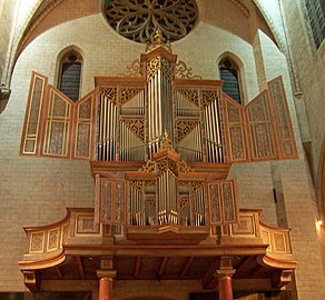 Église du musée des Augustins de Toulouse, orgue néo-baroque.