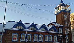 Bâtiment de la caserne de pompiers, Khanty-Mansiïsk.