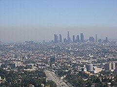 Smog sur Los Angeles.