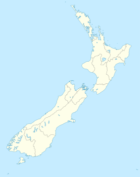 Position de la rivière Waiau sur la carte de la Nouvelle-Zélande