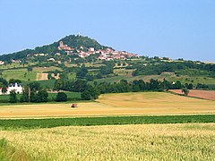 Le village d'Usson, Massif central.