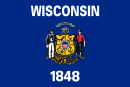 Vlajka amerického státu Wisconsin