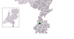 Carte de localisation de Beek
