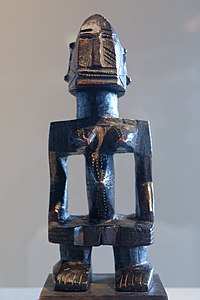 Statuette féminine du peuple turka ou sénoufo, région sud-ouest du Burkina Faso, XIXe siècle.