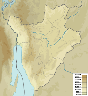 Voir sur la carte topographique du Burundi