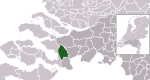 Carte de localisation de Berg-op-Zoom