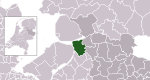 Carte de localisation de Kampen