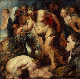 Silène ivre Rubens, 1617-16 Alte Pinakothek