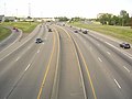 Highway 417 (The Queensway) in Ottawa, Ontario, Canada