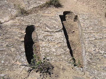 Cimetière médiéval, Espagne.