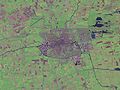 Photo satellite de Leeuwarden.