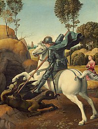 Raphaël : Saint Georges terrassant le dragon