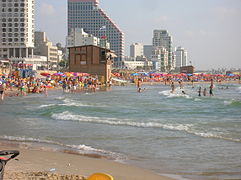Plage de Tel Aviv.