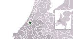 Carte de localisation de Leyde