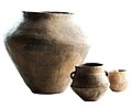 Urnes d'une tombe d'urnes, 1000-800 av.J-Chr., Donk (B),Musée gallo-romain, Tongres (Belgique)