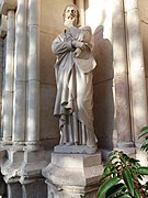 Une statue de l'église du Saint-Nom-de-Jésus