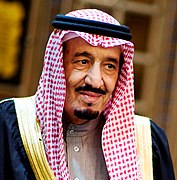 Salmane Al Saoud, roi d'Arabie Saoudite.