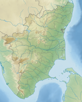 Voir sur la carte topographique du Tamil Nadu