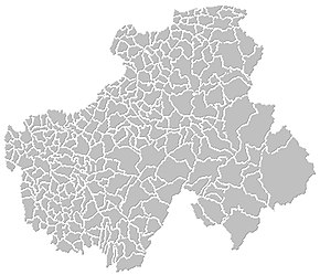 Ancien découpage territorial en communes (avant 2016).