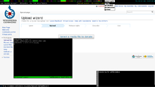 OpenBSD desktop managed with cwm running xstatbar, xconsole, xxxterm and uxterm (with tmux, scrot and man)