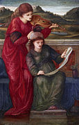 Edward Burne-Jones, Music, 1877.