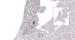 Carte de localisation de Landsmeer