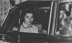 Isabel Perón durant son voyage en Argentine, fin 1965.